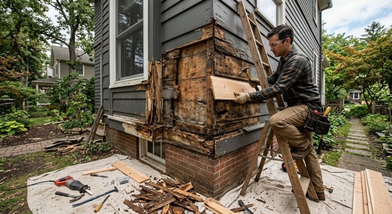 Decayed Wood Replacement in Conroe, TX