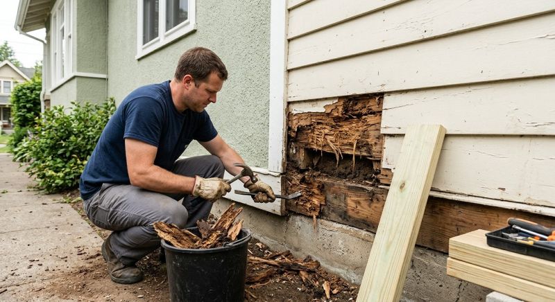 Wood Rot Removal in Kansas City, MO