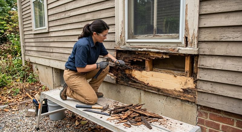Decayed Wood Replacement in Olathe, KS