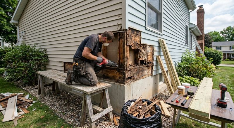 Dry Rot Repair in Kansas City, MO