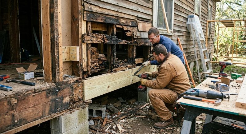 Rotten Wood Repair in Denver County, CO